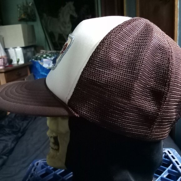 Deadstock Vintage Standard Change Makers Patch Snap Trucker Hat Cap - Picture 3 of 7